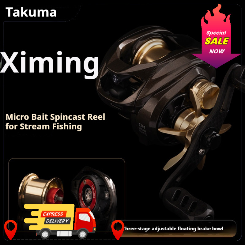 Abu Garcia Reel Max - Micro Bait Baitcasting-Rolle 1-10g Köder 10+1BB