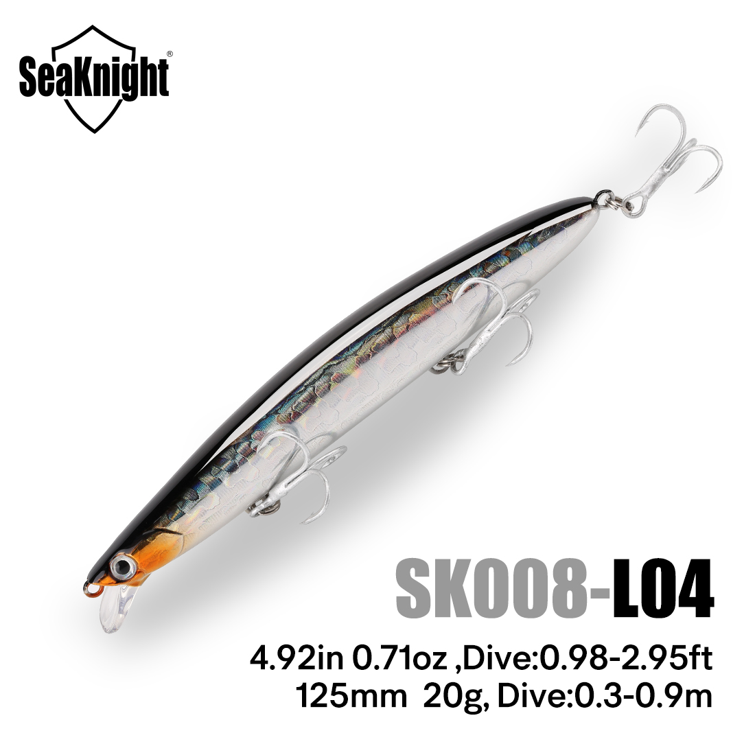 Fishing Equipment Brands - SeaKnight Brand 08 Minnow Angelköder Super