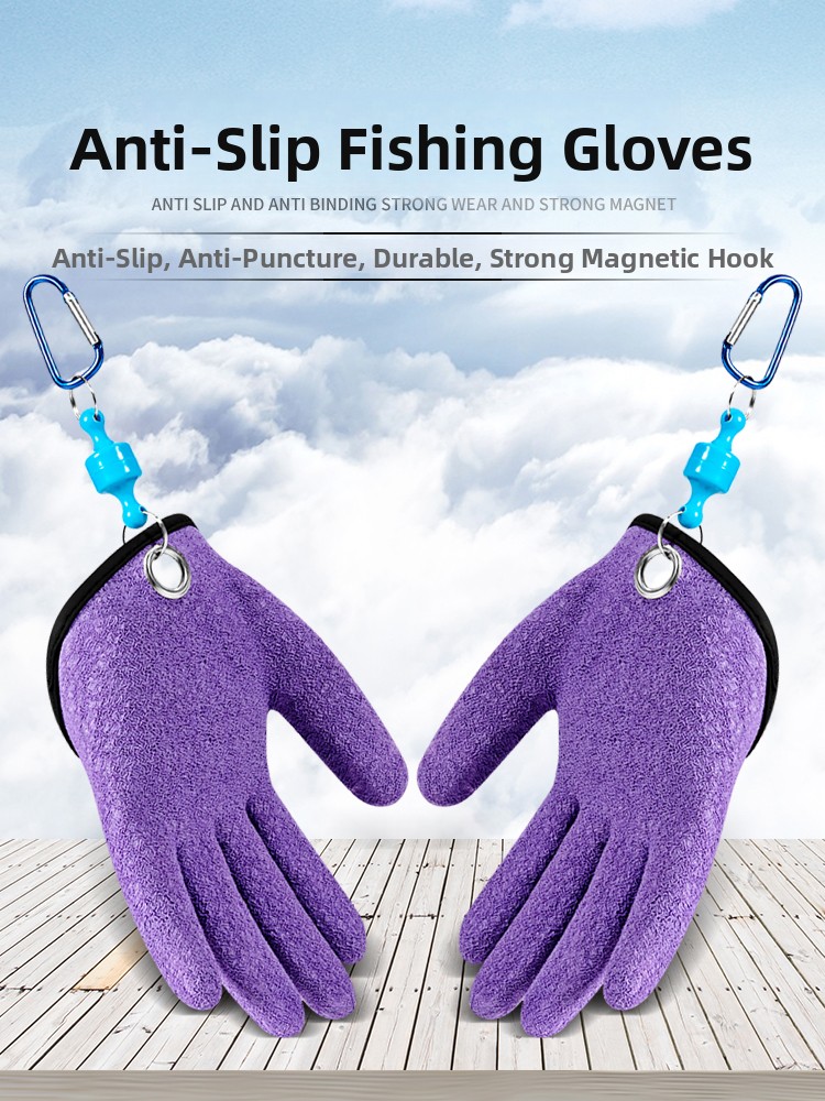 Fishing Equipment Brands - Angelhandschuh, kratzfest, rutschfest, Angelzubehör, wasserdicht, Herren-Outdoor-Camping-Reiseausrüstung,