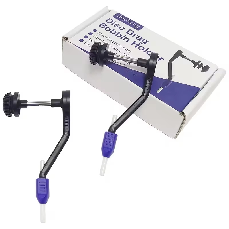 Fishing Equipment Cheap - 2 Stück Fliegenbinde-Spulenhalter aus Keramik, verstellbare