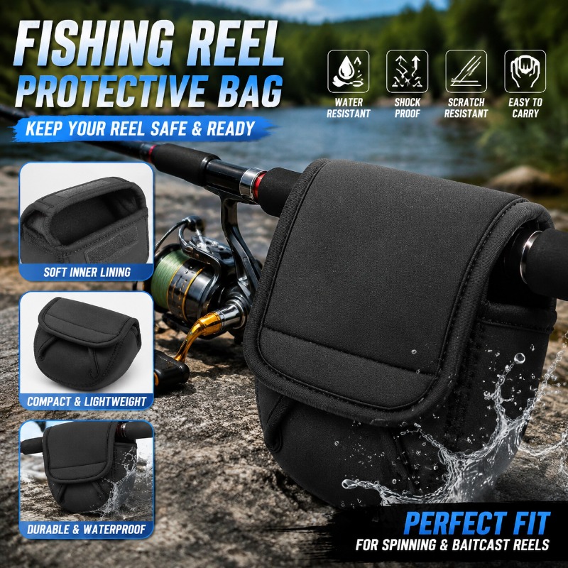 Fishing Equipment Bag - Schutzhülle für Angelrollen, Tasche für Spinnrollen,
